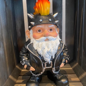 Kabouter Biker Hanenkam 40cm