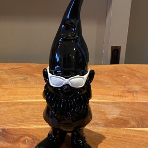 Kabouter met bril Zwart / Wit