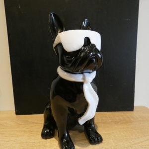 Franse Bulldog Zit met Bril 27cm