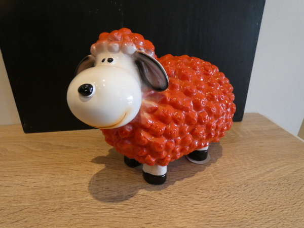 Schaap vriendelijk Rood 16cm