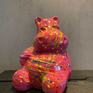 Nijlpaard Beeld Roze